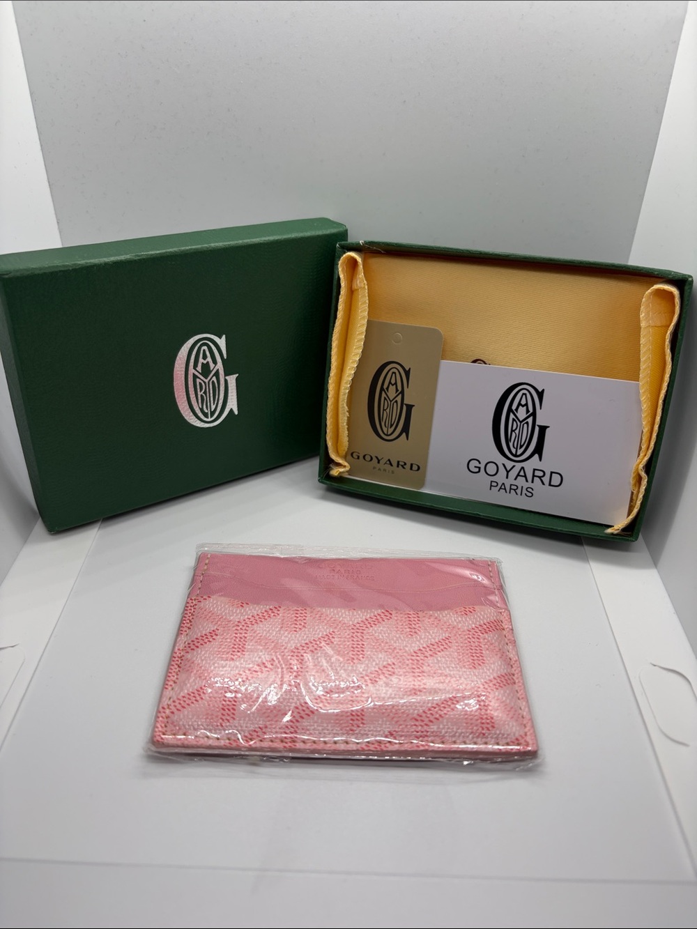 Goyard Pink Card Holder